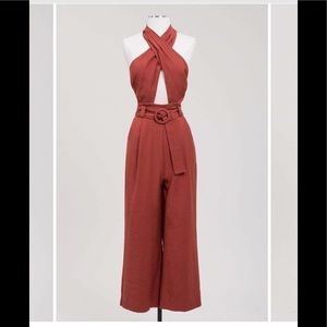 New Brick Orange Jumpsuit - X small